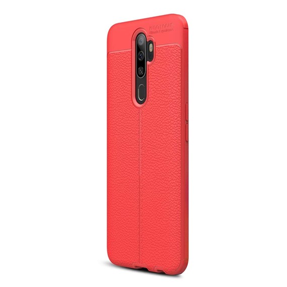 Oppo A5 2020 Kılıf CaseUp Niss Silikon Kırmızı 2
