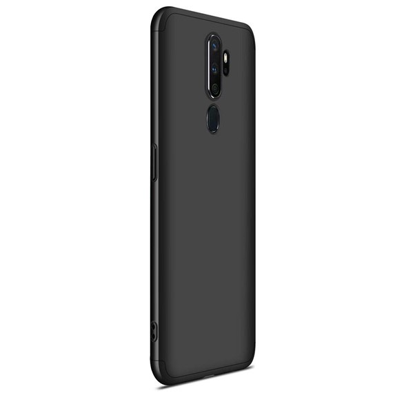 Oppo A5 2020 Kılıf CaseUp Triple Deluxe Shield Siyah 2