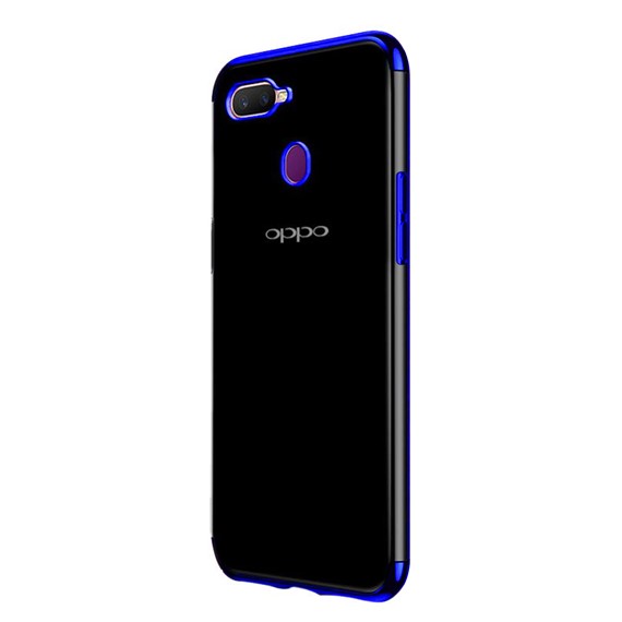 Oppo F9 F9 Pro Kılıf CaseUp Laser Glow Mavi 1