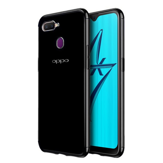 Oppo F9 F9 Pro Kılıf CaseUp Laser Glow Siyah 2