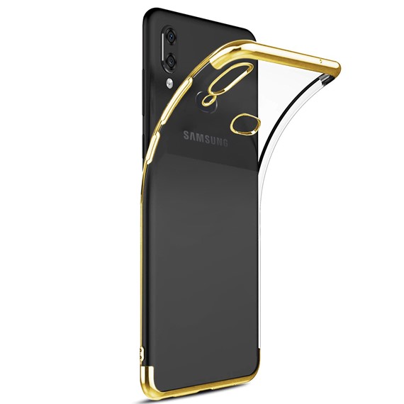 Samsung Galaxy A10s Kılıf CaseUp Laser Glow Gold 1