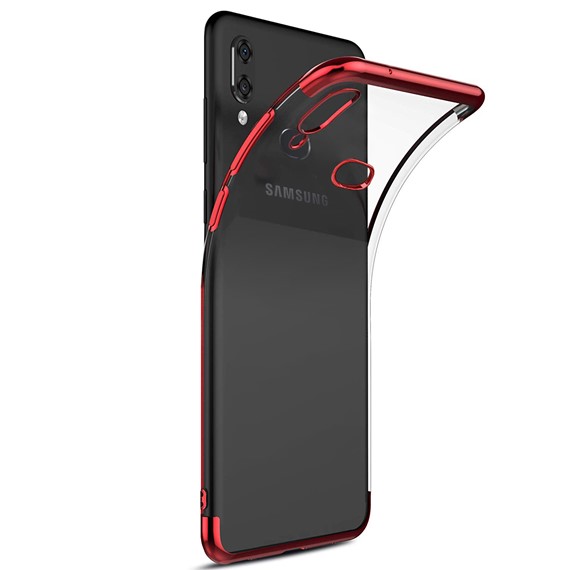 Samsung Galaxy A10s Kılıf CaseUp Laser Glow Kırmızı 1