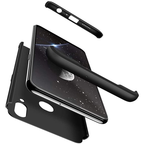 Samsung Galaxy A10s Kılıf CaseUp Triple Deluxe Shield Siyah 3