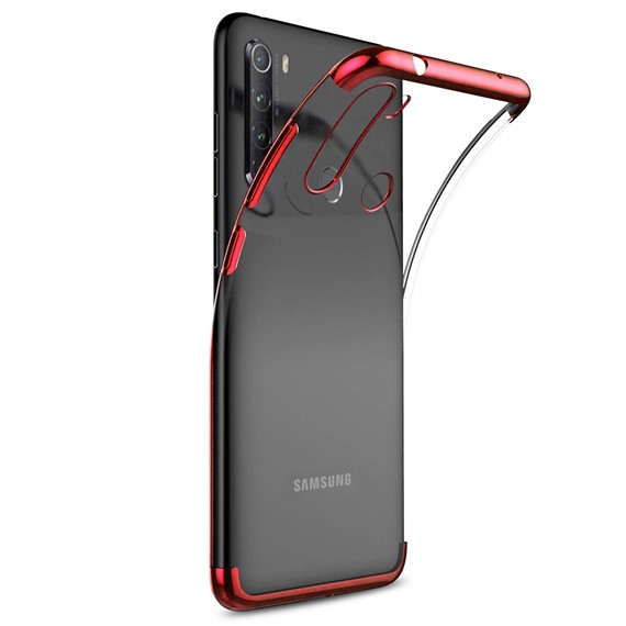 Samsung Galaxy A21 Kılıf CaseUp Laser Glow Kırmızı 1