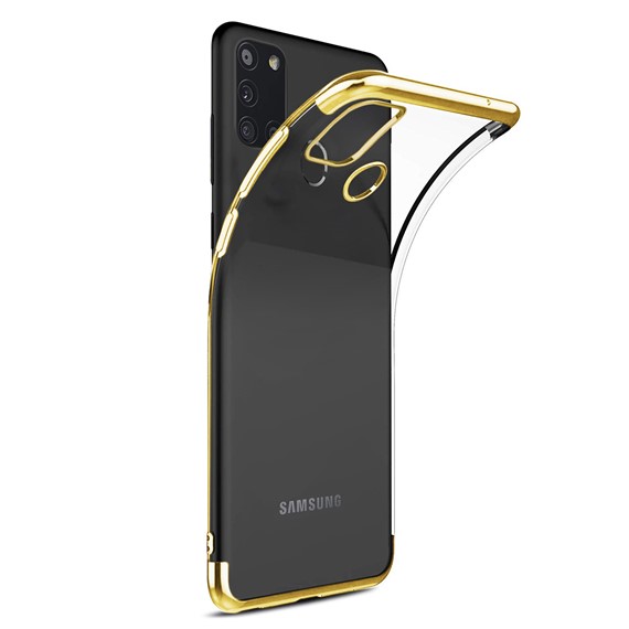 Samsung Galaxy A21s Kılıf CaseUp Laser Glow Gold 1