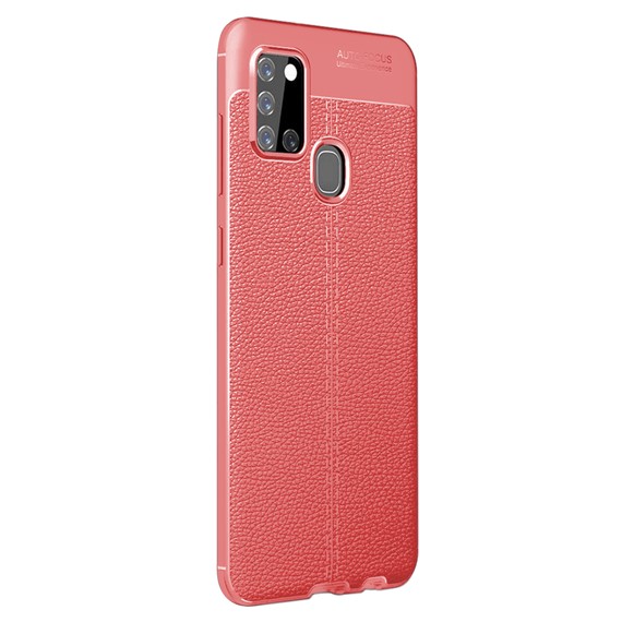 Samsung Galaxy A21s Kılıf CaseUp Niss Silikon Kırmızı 2