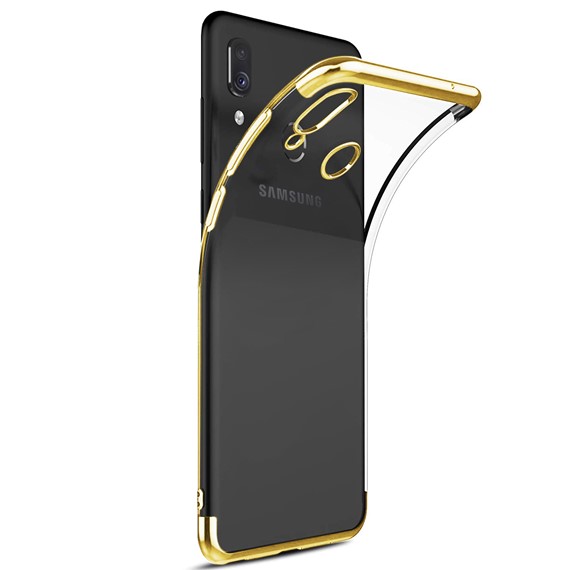 Samsung Galaxy A40 Kılıf CaseUp Laser Glow Gold 1