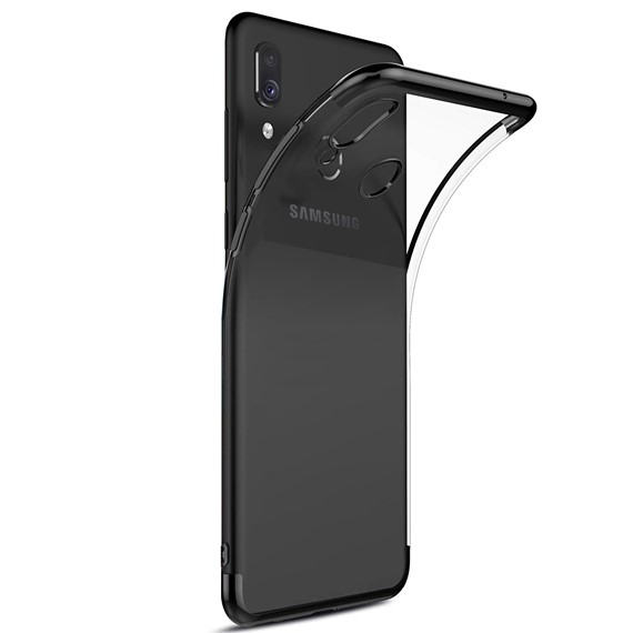 Samsung Galaxy A40 Kılıf CaseUp Laser Glow Siyah 1