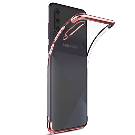 Samsung Galaxy A50 Kılıf CaseUp Laser Glow Rose Gold 1
