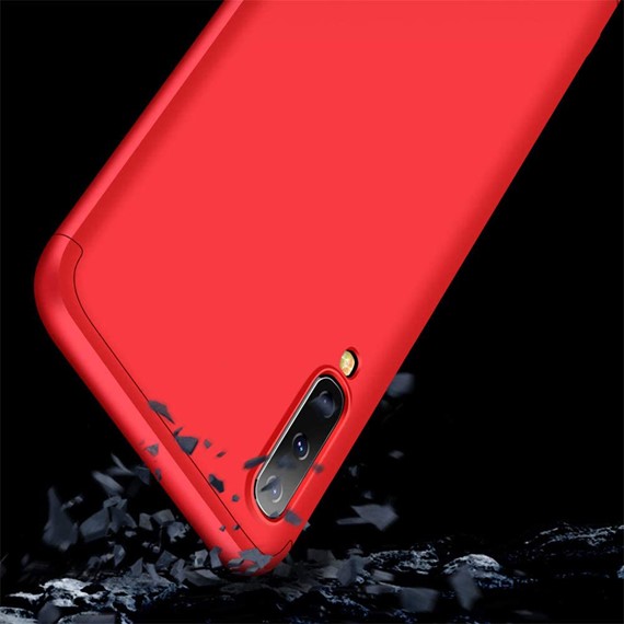 Samsung Galaxy A50 Kılıf CaseUp Triple Deluxe Shield Kırmızı 4
