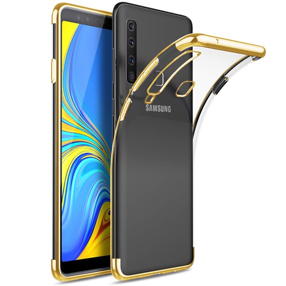 Samsung Galaxy A9 2018 Kılıf CaseUp Laser Glow Gold 5