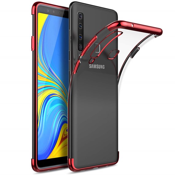 Samsung Galaxy A9 2018 Kılıf CaseUp Laser Glow Kırmızı 5