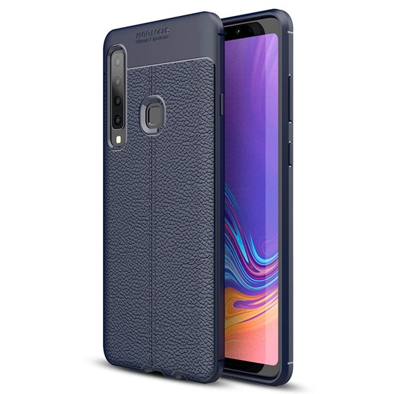 Samsung Galaxy A9 2018 Kılıf CaseUp Niss Silikon Lacivert 5