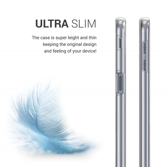 Samsung Galaxy J4 Plus Kılıf CaseUp 360 Çift Taraflı Silikon Şeffaf 5