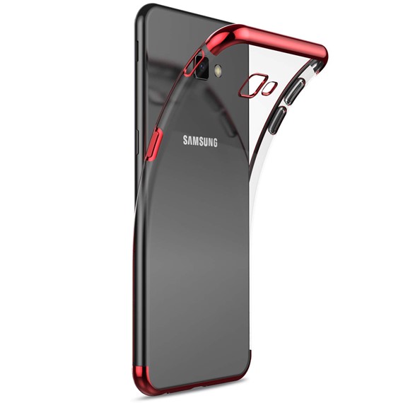 Samsung Galaxy J4 Plus Kılıf CaseUp Laser Glow Kırmızı 1