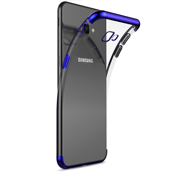 Samsung Galaxy J4 Plus Kılıf CaseUp Laser Glow Mavi 1