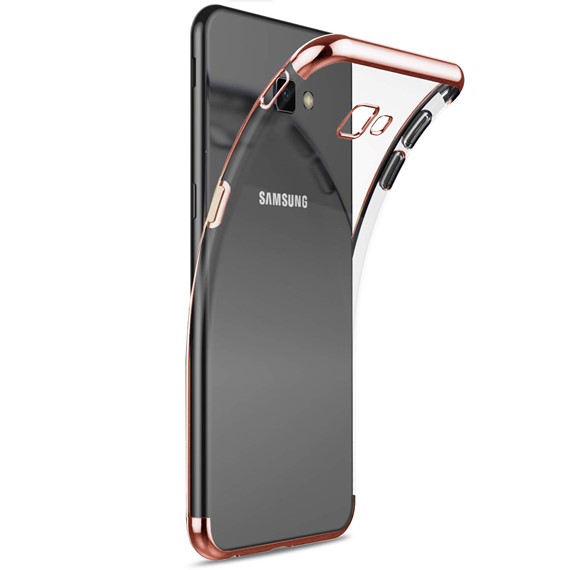 Samsung Galaxy J4 Plus Kılıf CaseUp Laser Glow Rose Gold 1