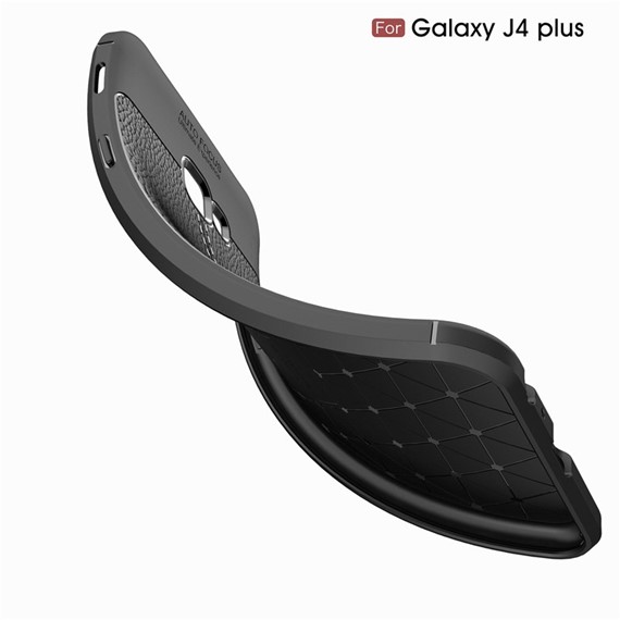 Samsung Galaxy J4 Plus Kılıf CaseUp Niss Silikon Gri 4