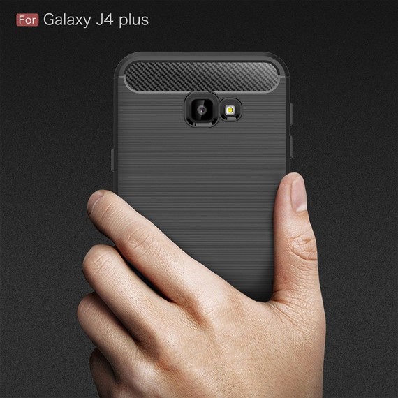 Samsung Galaxy J4 Plus Kılıf CaseUp Room Silikon Siyah 2