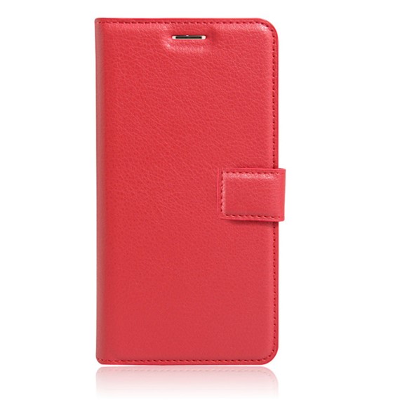 Samsung J7 Prime Kılıf CaseUp Cüzdanlı Suni Deri Kırmızı 1