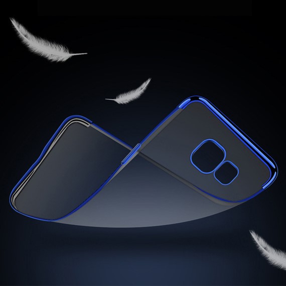 Samsung Galaxy J7 Prime Kılıf CaseUp Laser Glow Mavi 4