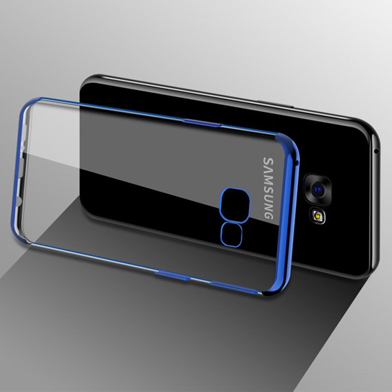 Samsung Galaxy J7 Prime Kılıf CaseUp Laser Glow Mavi 3