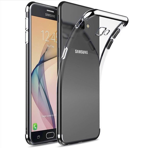 Samsung Galaxy J7 Prime Kılıf CaseUp Laser Glow Gümüş 5