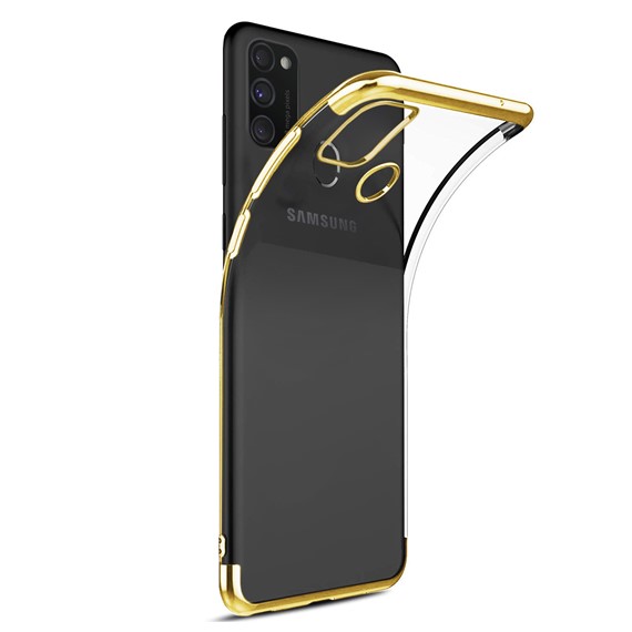 Samsung Galaxy M31 Kılıf CaseUp Laser Glow Gold 1