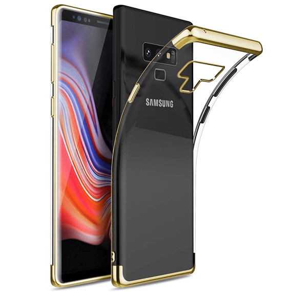 Samsung Galaxy Note 9 Kılıf CaseUp Laser Glow Gold 5