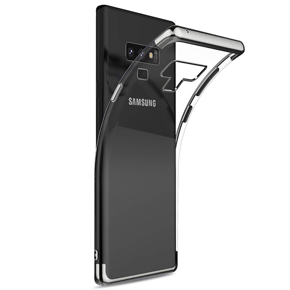Samsung Galaxy Note 9 Kılıf CaseUp Laser Glow Gümüş 1
