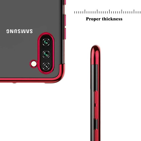 Samsung Galaxy Note 10 Kılıf CaseUp Laser Glow Kırmızı 3