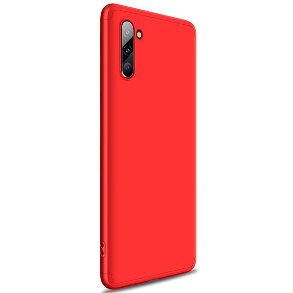 Samsung Galaxy Note 10 Kılıf CaseUp Triple Deluxe Shield Kırmızı 2
