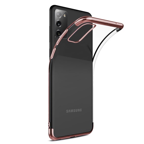Samsung Galaxy Note 20 Kılıf CaseUp Laser Glow Rose Gold 1