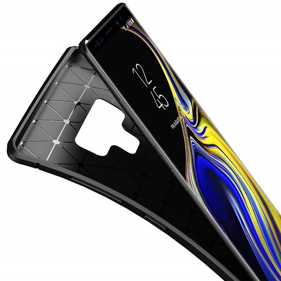 Samsung Galaxy Note 9 Kılıf CaseUp Fiber Design Kahverengi 4