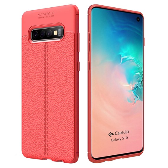 Samsung Galaxy S10 Kılıf CaseUp Niss Silikon Kırmızı 1