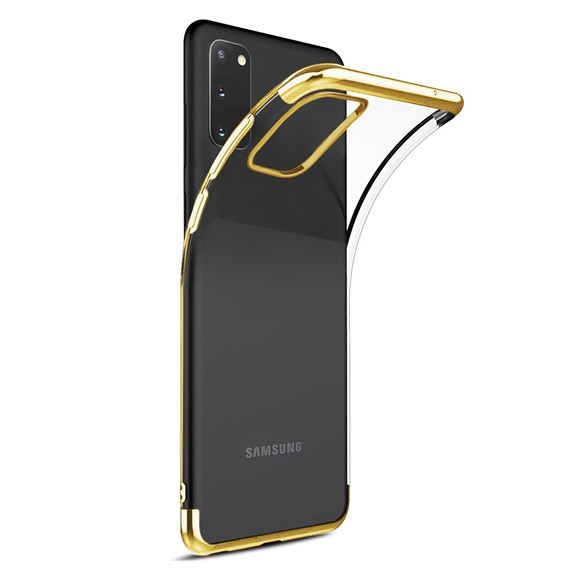 Samsung Galaxy S20 Kılıf CaseUp Laser Glow Gold 1