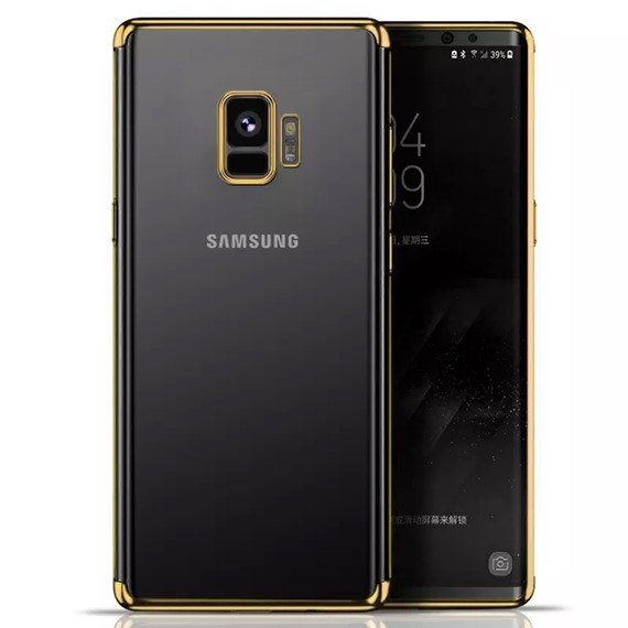 Samsung Galaxy S9 Kılıf CaseUp Laser Glow Gold 5