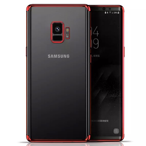 Samsung Galaxy S9 Kılıf CaseUp Laser Glow Kırmızı 5