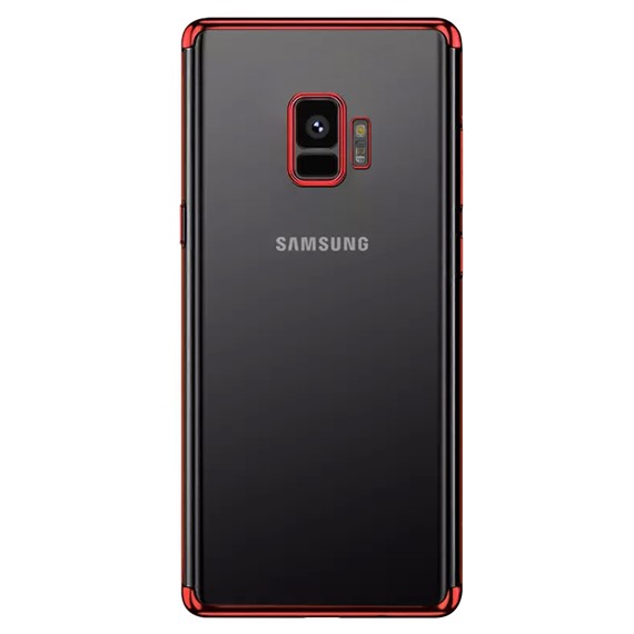 Samsung Galaxy S9 Kılıf CaseUp Laser Glow Kırmızı 1