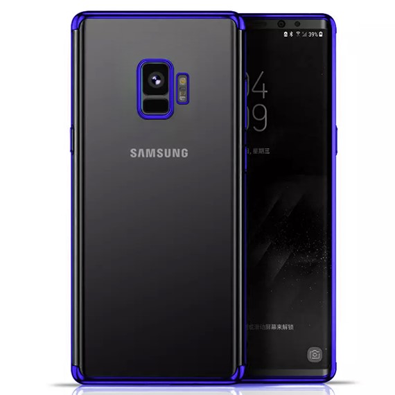 Samsung Galaxy S9 Kılıf CaseUp Laser Glow Mavi 5