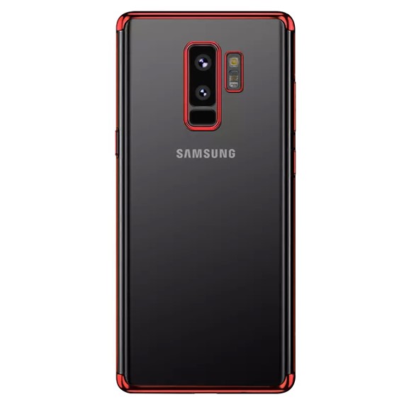 Samsung Galaxy S9 Plus Kılıf CaseUp Laser Glow Kırmızı 1