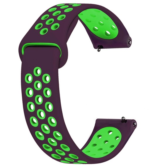 CaseUp Huawei Watch GT2e Kordon Silicone Sport Band Mor Yeşil 1