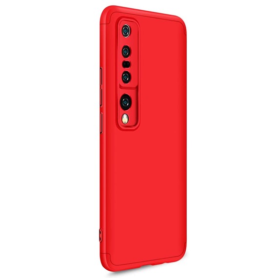 Xiaomi Mi 10 Kılıf CaseUp Triple Deluxe Shield Kırmızı 2