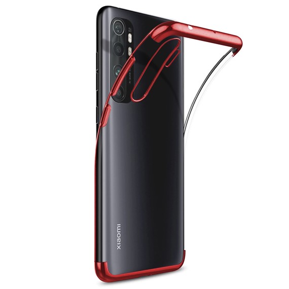 Xiaomi Mi Note 10 Lite Kılıf CaseUp Laser Glow Kırmızı 1