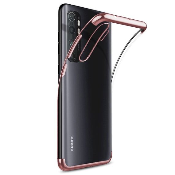Xiaomi Mi Note 10 Lite Kılıf CaseUp Laser Glow Rose Gold 1