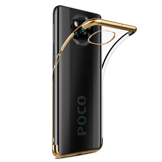 Xiaomi Poco X3 NFC Kılıf CaseUp Laser Glow Gold 1