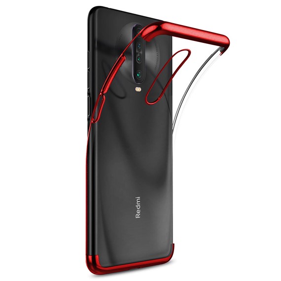 Xiaomi Redmi K30 Kılıf CaseUp Laser Glow Kırmızı 1