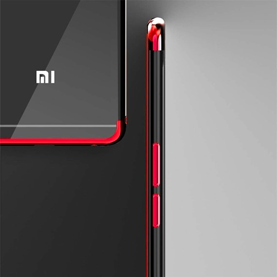 Xiaomi Redmi Note 7 Kılıf CaseUp Laser Glow Kırmızı 3