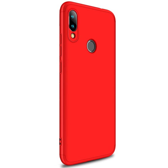 Xiaomi Redmi Note 7 Pro Kılıf CaseUp Triple Deluxe Shield Kırmızı 2