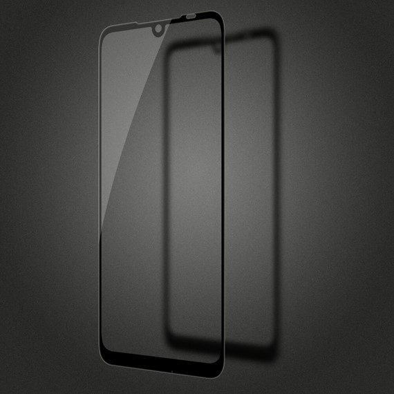 Xiaomi Redmi Note 7 CaseUp Ekranı Tam Kapatan Kırılmaz Ekran Koruyucu Siyah 2